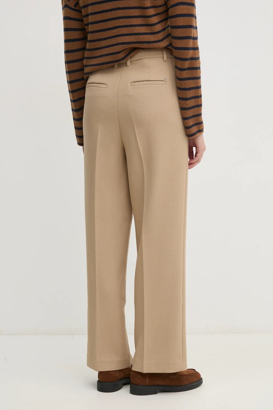 Odzież Tommy Hilfiger spodnie WW0WW43875 beżowy