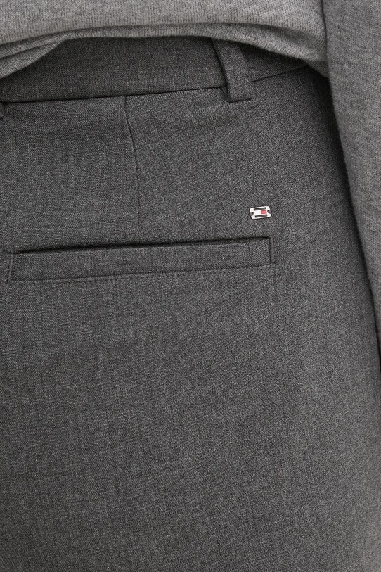 Hlače Tommy Hilfiger siva WW0WW44090