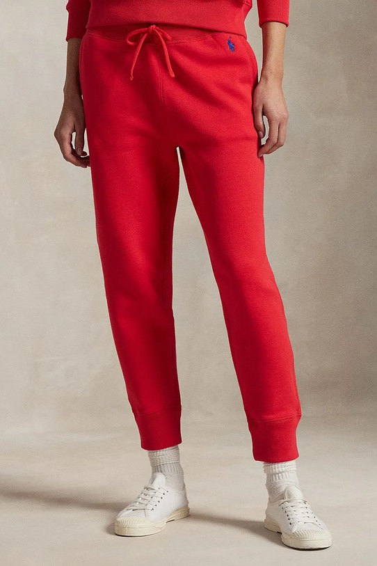 Polo Ralph Lauren pantaloni della tuta 211949978 rosso SS25