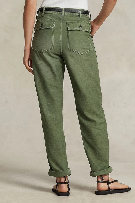 Ρούχα Βαμβακερό παντελόνι Polo Ralph Lauren 211951766 πράσινο