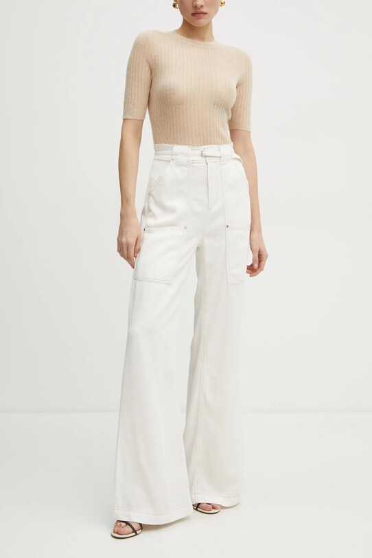 Брюки Boss Orange прямой бежевый 50531044