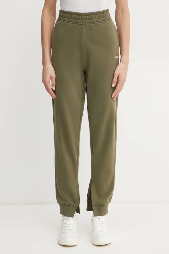 BOSS Orange pantaloni tuta di cotone cotone verde 50531813