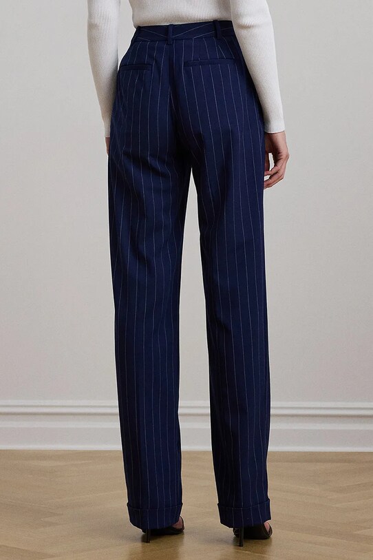 Îmbrăcăminte Lauren Ralph Lauren pantaloni de lână 200957330 bleumarin