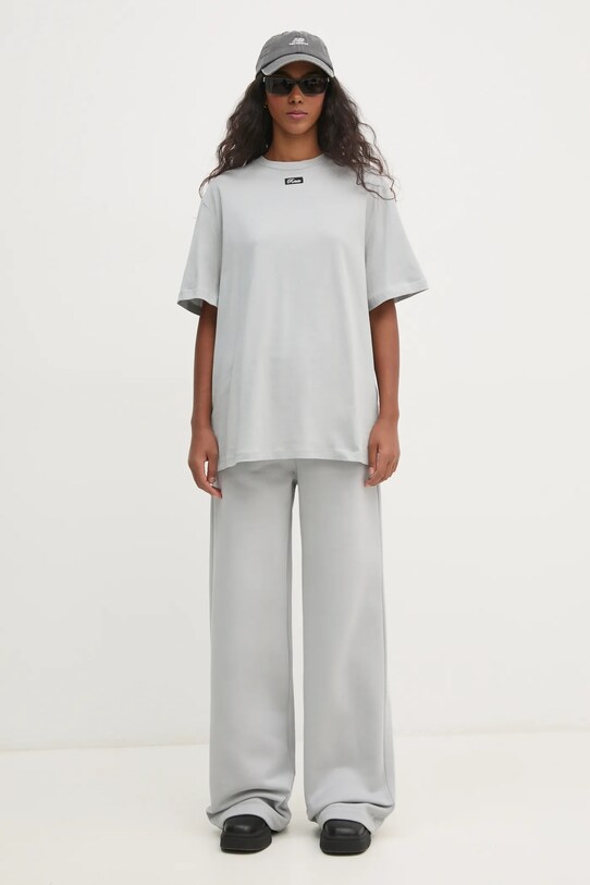 Rotate pantaloni de bumbac 1134232387 gri SS25