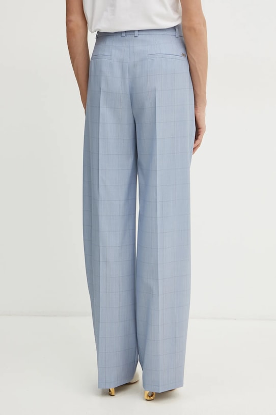 Oblečení Vlněné kalhoty BOSS 50534529 modrá