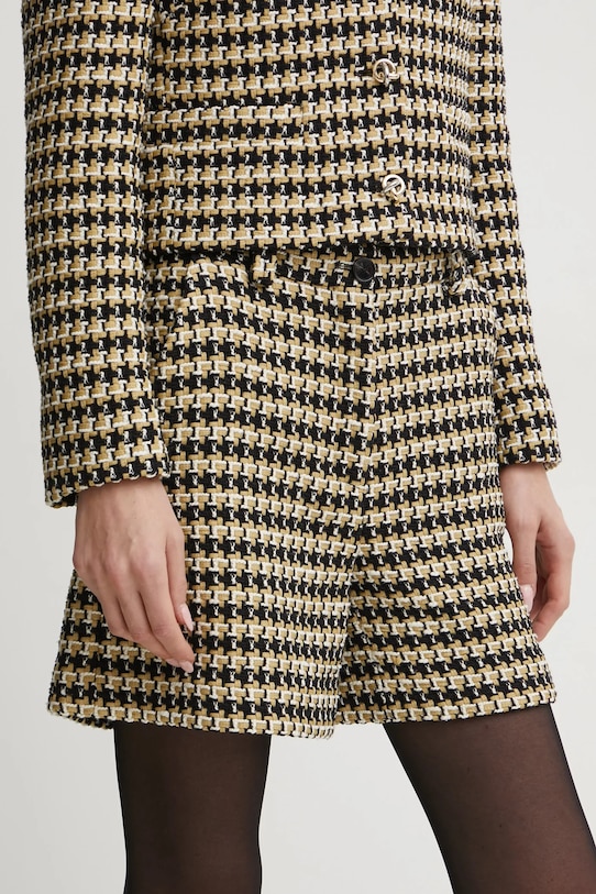 BOSS szorty tkanina czarny 50535205