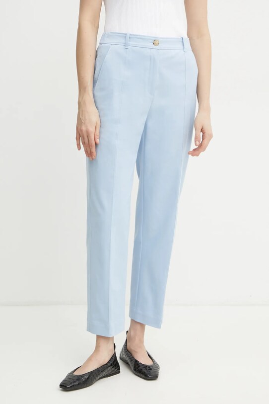 BOSS pantaloni drept albastru 50537586