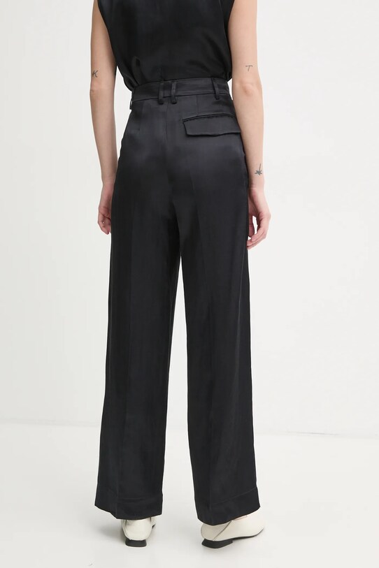 Odzież Day Birger et Mikkelsen spodnie z domieszką lnu Enzo DAY65243533 czarny