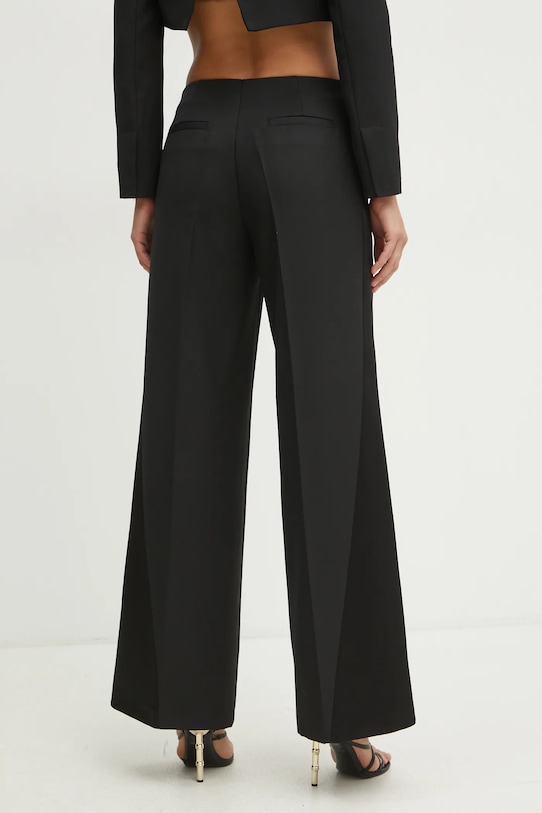 Одяг Штани з домішкою вовни Pinko 104667.A2CN чорний