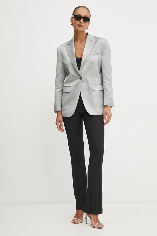 Pinko nadrág gyapjú keverékből 104870.A2CN fekete SS25