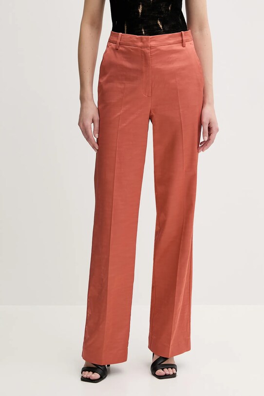 Pinko pantaloni drept portocaliu 104945.A2DF