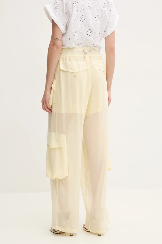 Îmbrăcăminte Pinko pantaloni 104751.A21F galben