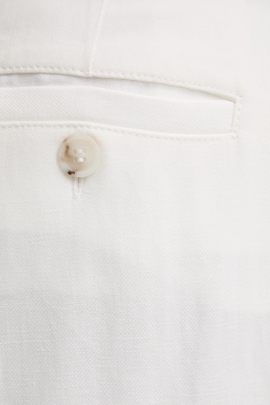 Pinko spodnie z domieszką lnu beżowy 104869.A2HA