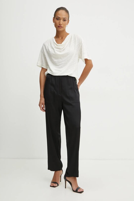 Pinko spodnie 104876.A2EH czarny SS25