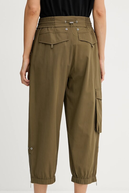 Odzież Pinko spodnie bawełniane 104704.A2ER zielony