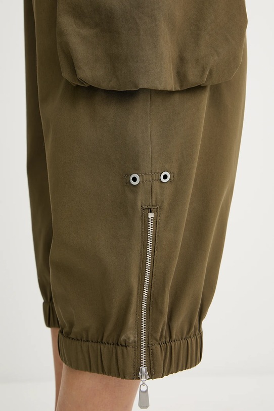 Pinko spodnie bawełniane zielony 104704.A2ER