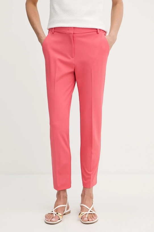 Pinko spodnie z elastanem pomarańczowy 100155.A1L4