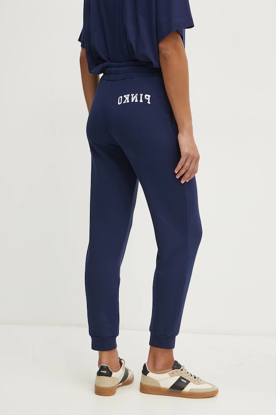Одежда Хлопковые спортивные штаны Pinko 100371.A2BZ тёмно-синий