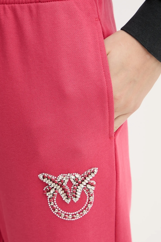 Bavlněné tepláky Pinko růžová 104790.A2G8