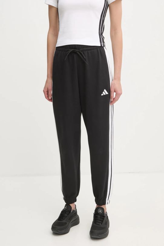 Tepláky adidas Essentials pletenina čierna JE1276