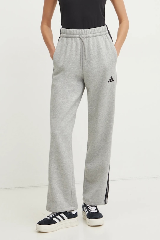 Tepláky adidas Essentials melanž sivá JE1302
