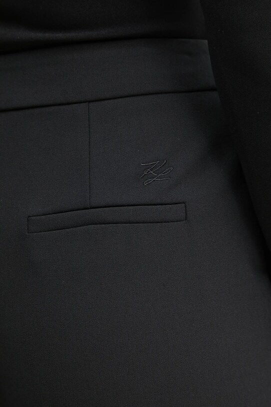 Karl Lagerfeld spodnie czarny A1W10135
