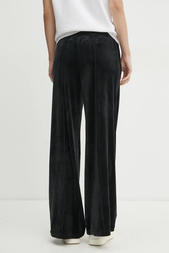 Ρούχα Βελούδινο παντελόνι φόρμας Karl Lagerfeld A1W44004 μαύρο