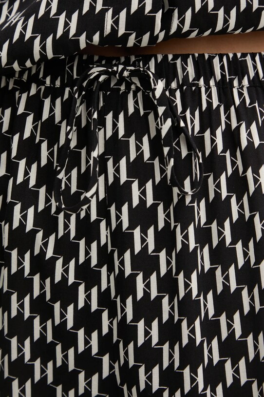 Штани Karl Lagerfeld чорний A1W46045