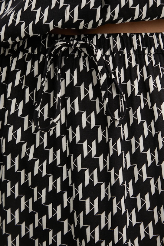 Karl Lagerfeld spodnie czarny A1W46045