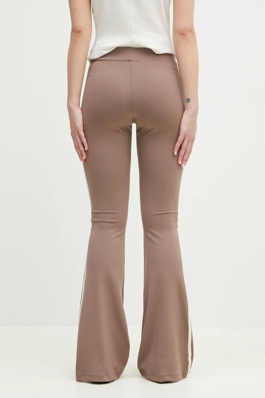 Odzież adidas Originals spodnie dresowe FLARED LEGGINGS JD4601 brązowy