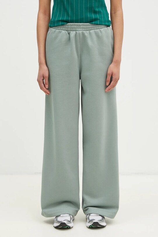 Спортивні штани adidas Originals Essential бавовна зелений JM1090