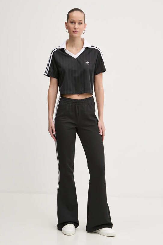 Штани adidas Originals 3- Stripes Flared JC5783 чорний SS25