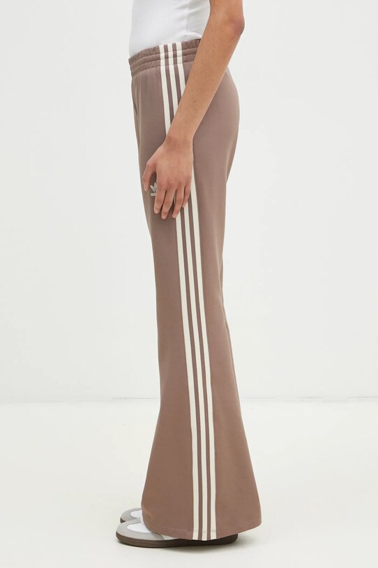 adidas Originals pantaloni de trening 3- Stripes Flared JC5784 maro SS25