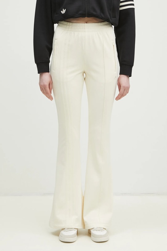 adidas Originals spodnie dresowe Firebird gładkie beżowy JJ0936