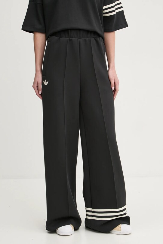 adidas Originals pantaloni de trening Neuclassics tricotaj negru JI8516