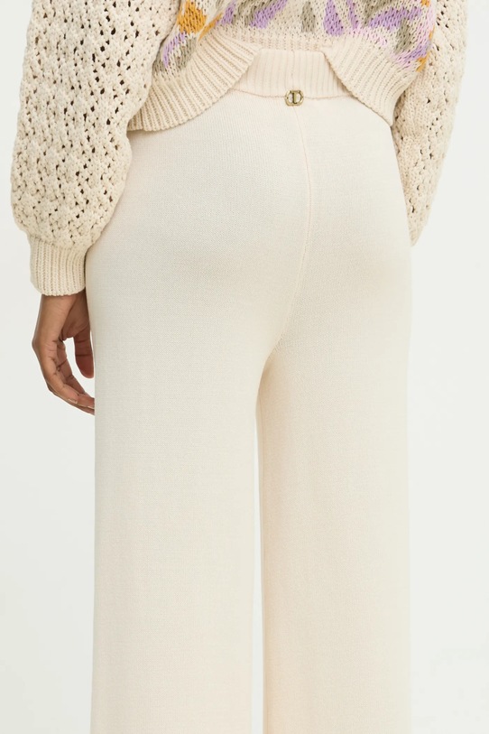 Oblečení Kalhoty Twinset 251TP3251 béžová