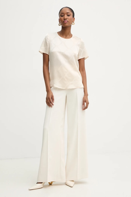 Παντελόνι Twinset 251TP2102 μπεζ SS25