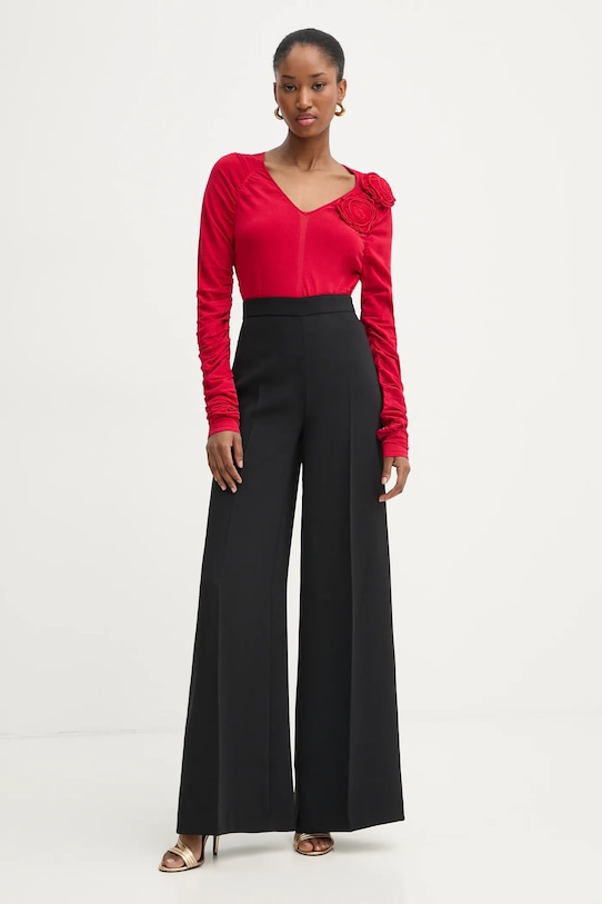 Twinset spodnie 251TP2102 czarny SS25