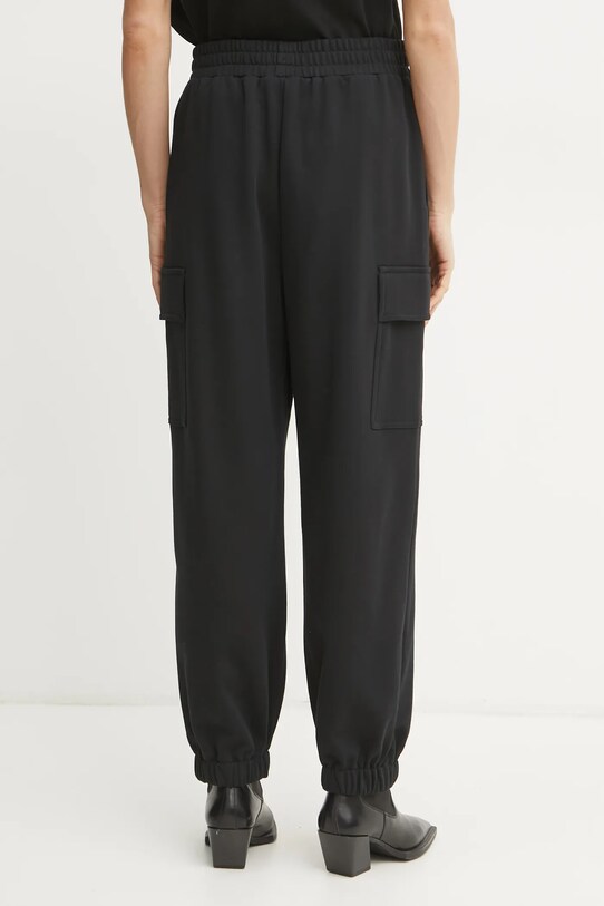 Îmbrăcăminte Twinset pantaloni de trening din bumbac 251TE2071 negru