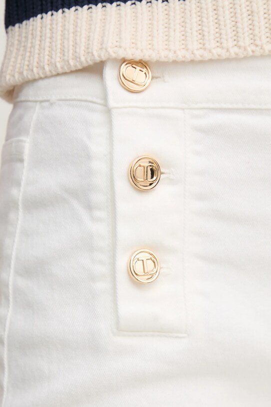 Twinset jeansy beżowy 251TP2590