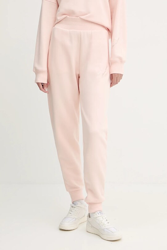 Tepláky Armani Exchange nášivka béžová XW000158.AF11852