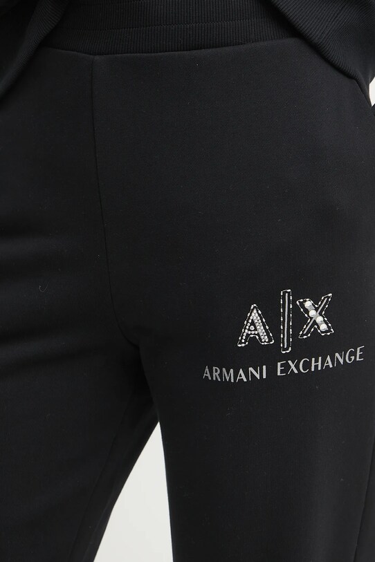 Bavlněné tepláky Armani Exchange černá XW000162.AF11851