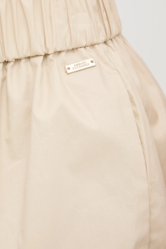 Bavlnené nohavice Armani Exchange béžová XW000475.AF12812