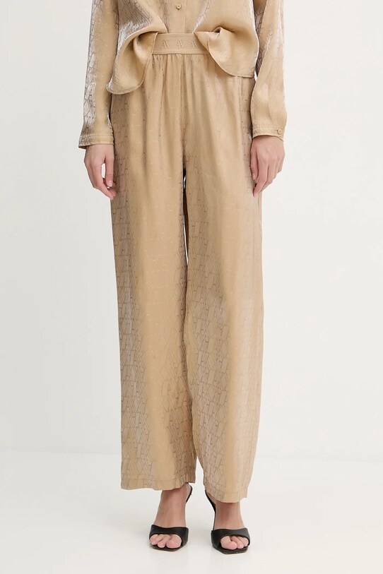 Hlače Armani Exchange tkanina zelena XW000569.AF12055