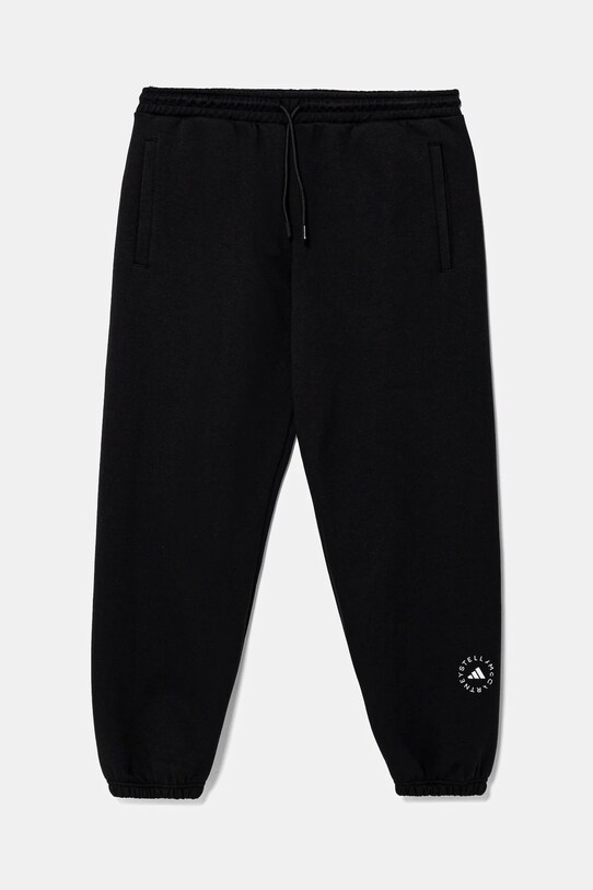 adidas by Stella McCartney pantaloni de trening tricotaj negru IW6320