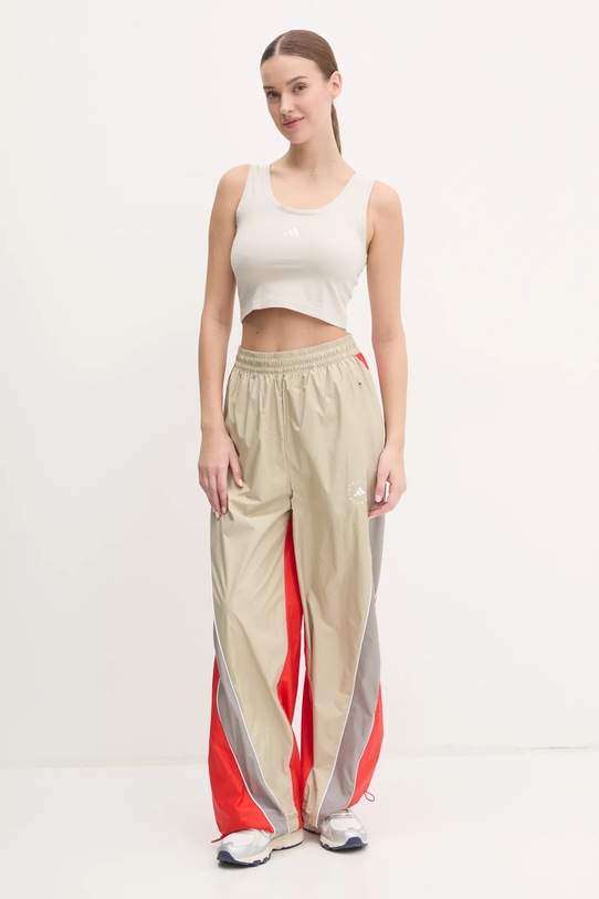 adidas by Stella McCartney pantaloni JI5135 bej SS25