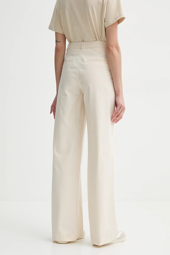 Îmbrăcăminte A.P.C. pantaloni de bumbac pantalon margaret COHFU.F08476 bej