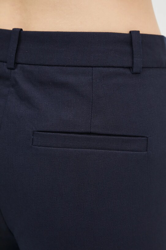 Памучен панталон A.P.C. pantalon margaret тъмносин COHFU.F08476