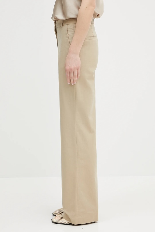 A.P.C. pantaloni de bumbac pantalon margaret COHFU.F08476 bej SS25