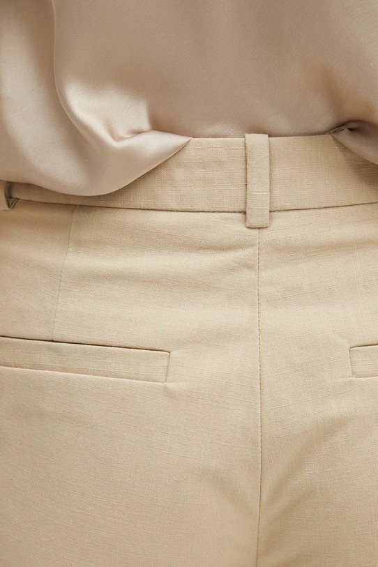 A.P.C. pantaloni in cotone pantalon margaret beige COHFU.F08476
